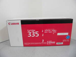 Canon　純正トナーカートリッジ　CRG-335CYN　シアン　未使用品