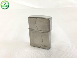 【D-1739】ZIPPO ジッポー PLATINUM COATING プラチナコーティング オイル ライター 現状品【千円市場】