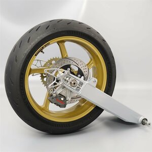 ♪ゼファー750/ZR750C Wheelie×OZ Racing カスタム リア足回り フルセット (K0420B20)ウイリー/OZレーシング/ブレンボ/サンスター