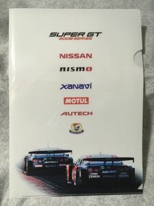 【中古】 クリアファイル SUPER GT 2008 GT-R XaNaVi Autech nismo NISSAN