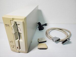 フロッピーディスクドライブ PC-98用 TEAC FD-51 5インチ 2DD 2HD 外付FDドライブ 通電確認済み(80)