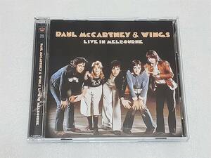 PAUL McCARTNEY & WINGS/LIVE IN MELBOURNE ハーフオフィシャル2CD UK POP ROCK 放送音源 BEATLES