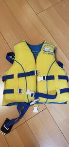救命胴衣　ライフジャケット　子供用　サイズ120～140　フローティングベスト ジパソン製　中古