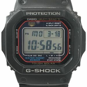 CASIO カシオ G-SHOCK ジーショック マルチバンド5 腕時計 GW-M5600-1 電波ソーラー デジタル スクエア タフソーラー ブラック 動作確認済
