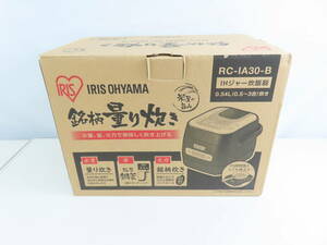 KSI-67【 IRIS OHYAMA 】 アイリスオーヤマ 銘柄量り炊き RC-1A30-B 現状品 2017年製 未使用 動作未確認