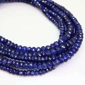 良品!!＊天然サファイア2連ロングネックレス＊b 約59.4g 約72.0cm sapphire long necklace jewelry EA6/EB6