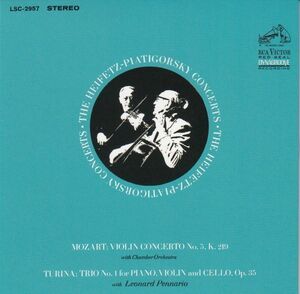 [CD/Rca]トゥリーナ:ピアノ三重奏曲第1番Op.35他/L.ペナリオ(p)&J.ハイフェッツ(vn)&G.ピアティゴルスキー(vc) 1963.11.6他