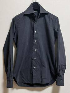 美品 WARP&WOOF シャツ S ドレスシャツ チャコールグレー PIONEER TAILORLING ヴィンテージ 30s 40s 50s マッコイズ ダッパーズ ワイシャツ