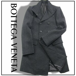 新品 BOTTEGA VENETA 定価53万7,840円 【イタリア製 カシミヤ混】 ボッテガ ヴェネタ 厚手 コート 44 秋冬 ★262731 ボッテガヴェネタ