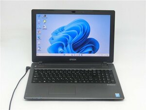 WEBカメラ/最新Win11Pro/中古/15型/ノートPC/新品SSD512GB/8GB/4世代i7/EPSON　NJ3900E 新品無線マウス MS office2021ProPlus搭載