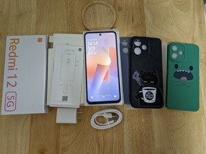 SIMフリー★Xiaomi Redmi 12 5G 8GB+256GB docomo/au/SoftBank/Rakuten回線・格安SIM・おサイフケータイ・eSIM・デュアルSIM対応