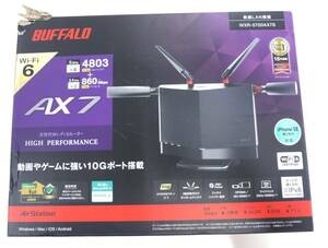 BUFFALO バッファロー Wi-Fi6 Wi-Fiルーター WiFi ルーター WIFI6 11ax 無線LANルーター 無線ルーター Air Station IPv6 AOSS WXR-5700AX7S