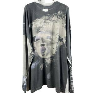 Vetements(ヴェットモン) Weltschmerz Rammstein Print Longsleeve T Shirt (grey)