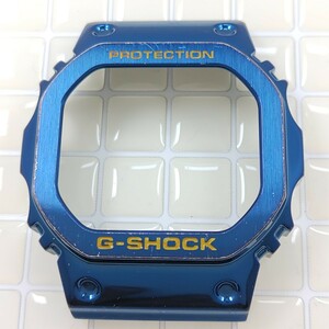 CASIO G-SHOCK 純正部品　GMW-B5000G-2JF　ブルーベゼル　logo イエロー　中古品　No.1