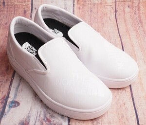 新品展示品 ノースフェイス 海外限定 軽量 エコレザー SLIP ON OG スニーカー/スリッポン27cm ホワイト(WHT) 直営店購入