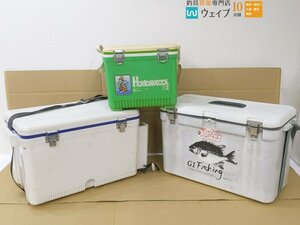 【神奈川県相模原市 店舗渡し限定 Undeliverable 】シマノ ホリデイクール 11Z、ガク デザイン G1 フィッシング 37L 等 計3点