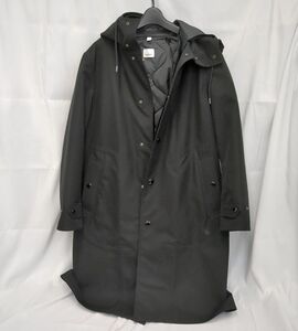 BURBERRY コート 2way ファーフード付き メンズ　ブラック　SIZE 46（ Lサイズ）　バーバリー ◆3115/登呂店