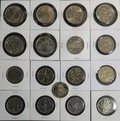 （美品）　プルーフ硬貨　５００円記念硬貨　昭和６０年～平成２１年　２０種類　希少