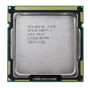 デスクトップ CPU INTEL Core i7-870 2.93GHz 動作確認済 複数有