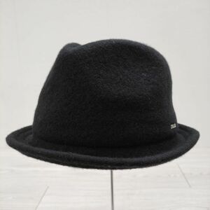 DELUXE ウール サイズL 帽子 ハット ブラック デラックス 4-0104T F94895