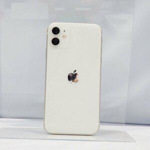 【ジャンク】Apple SoftBank iPhone11 64GB MWLU2J/A ホワイト SIMロック解除済 ネットワーク利用制限▲ バッテリー残量82%【栃木出荷】