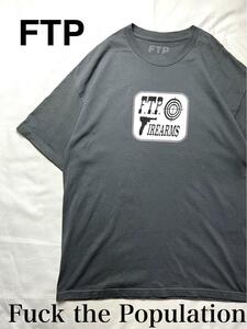 FTP FUCKTHEPOPULATION　FIREARMS　Tシャツ　XL　チャコールグレー