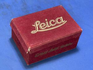 Leica ライカ空箱『 Ernst Leitz，Wetzlar. 』- ライカ札 / FUJIFILM EXPOSED / レンズ拭き布 入 -