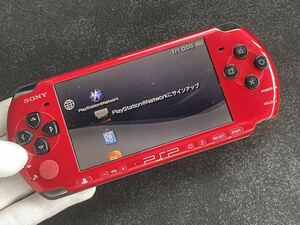 SONY ソニー PSP3000 プレーステーションポータブル 中古品 黒×赤