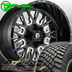 FUEL D611 Stroke ハイラックス ピックアップ デナリ 20インチタイヤホイールセット ATTURO TRAIL BLADE XT 275/55R20 285/55R20 305/55R20