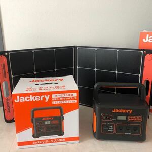 ☆美品 Jackery Solar Generator 1000 ポータブル電源 ソーラーパネル セット 100W 2点セット 純正弦波 防災グッズ 二点セット ジャクリ☆