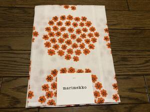 ♪マリメッコ♪ marimekko ♪限定色　プケッティ　PUKETTI 柄　オレンジ色　キッチン　ティータオル　未使用新品　