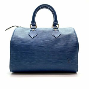 LOUIS VUITTON ルイヴィトン M43015 スピーディ25 エピ トレドブルー 青 ボストンバッグ ハンドバッグ レディース かばん 管理RY24000627