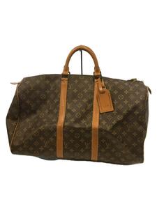 LOUIS VUITTON◆キーポル50_モノグラム_BRW/PVC/BRW