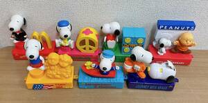 ☆【マクドナルド ハッピーセット SNOOPY◆スヌーピー 人形 7点】マック /キャラクタードール /50周年 他 /K63-283