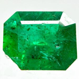 ●天然エメラルド0.691ct●a約6.7×5.4mmソーティング付 ルース 裸石 宝石 ジュエリーjewerly emerald DE0/DE0