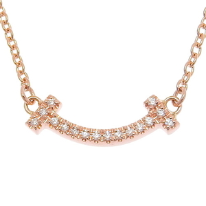 TIFFANY&Co. ティファニー T 62617772 18K ローズゴールド ネックレス アクセサリー ダイヤ ピンクゴールド 40802088205【アラモード】