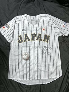 MLB！ 侍ジャパン 大谷翔平 直筆サイン ユニフォーム　直筆サイン ボール　２点セット!! WBC JAPAN　ホーム