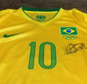 [値下げ交渉] 2012年 ロンドンオリンピック ブラジル代表 10 オスカル 選手支給品 NIKE 検)LONDON OLYMPIC BRAZIL OSCAR MATCH ISSUE SHIRT