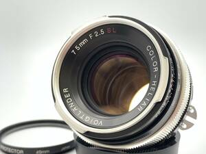 VOIGTLANDER COLOR-HELIAR 75mm F2.5 SL for Nikon フォクトレンダー 単焦点レンズ