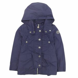 【本物保証】 超美品 モンクレール MONCLER アルマンス ARMANCE JACKET アウター ネイビー 4 104cm キッズ