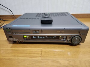 VHS部不良 SONY WV-ST1 Hi8/S-VHSダブルデッキ ジャンク