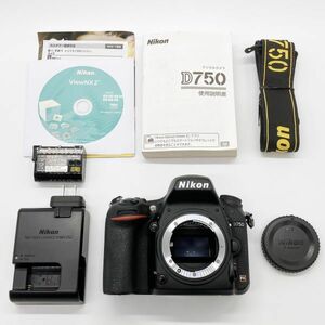 ■シャッター数わずか1722回のほぼ新品 Nikon ニコン デジタル一眼レフカメラ D750