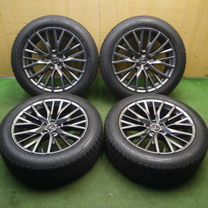 *送料無料*センサー付 バリ溝 綺麗 9.5分★レクサス RX450h 純正 235/55R20 スタッドレス GY ICENAVI SUV PCD114.3/5H★4012701クス