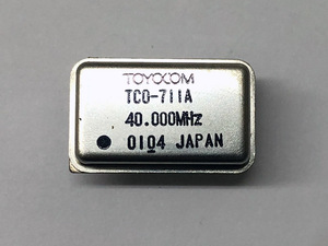 ★クリスタル 水晶発振子 40MHz TCO-711A (TOYOCOM)バラ売り　番号[F2-D0010]