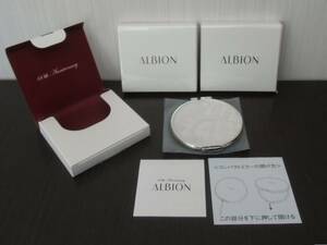 未使用 ALBION アルビオン 60th アニバーサリーミラー 3個セット 鏡 コンパクトミラー