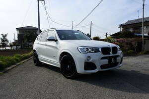 BMW F25X3 Xdrive 20d◎後期最終型◎Mスポーツ◎ブラウンレザー◎サンルーフ◎ACC◎地デジ◎電動リアゲート◎デイライト◎美車◎車検8/4