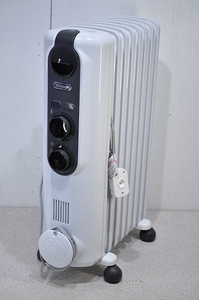 中古■DeLonghi デロンギ RHJ35M0812-DG オイルヒーター 8～10畳 ゼロ風暖房 静音