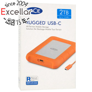 LaCie Rugged Mini USB-C Portable Drive 2TB STFR2000800 [管理:1000011675]