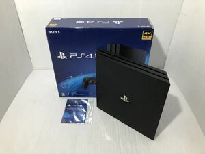 SONY PS4 Pro 本体 CUH-7200B ブラック 箱付き【HDD1TB】FW10.71 動作良好 プレイステーション4 PlayStation4 プロ 黒 ソニー