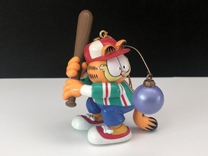USA ヴィンテージ ガーフィールド プーキー オーナメント 野球 ベースボール Garfield 1990年代 [ga-489]